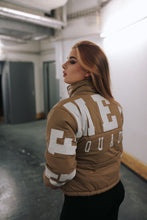 Load image into Gallery viewer, PROVOCATEUR - Beige Cropped Puffer Jacket
