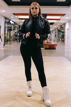 Load image into Gallery viewer, PROVOCATEUR - Black Cropped Puffer Jacket
